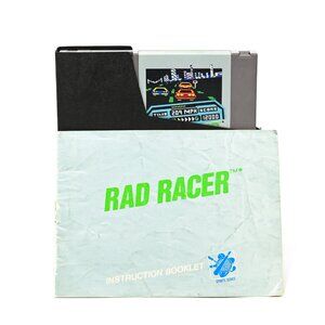 Rad Racer (Nintendo Entertainment System, 1987) w/ Manual